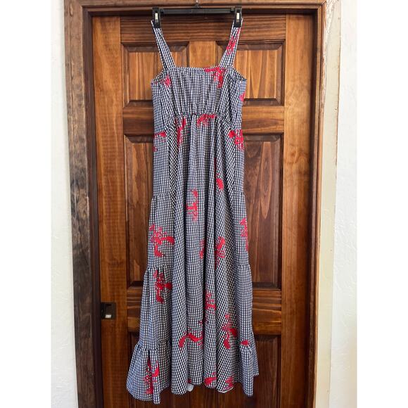 Lobster Print maxi dress Small - Picture 4 of 4